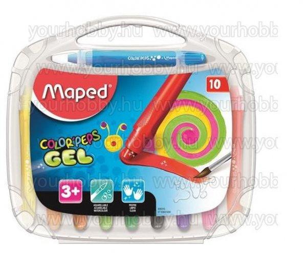 MAPED Color'Peps GEL Zsírkréta kitekerhető 10 szín