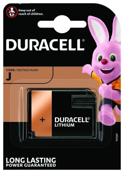 Duracell J 6V-os alkáli elem(4LR61) bl/1