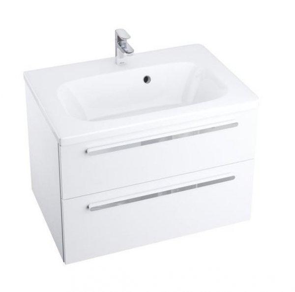 Ravak fürdőszobai szekrény mosdó alá, SD 600 Chrome II fehér/fehér 