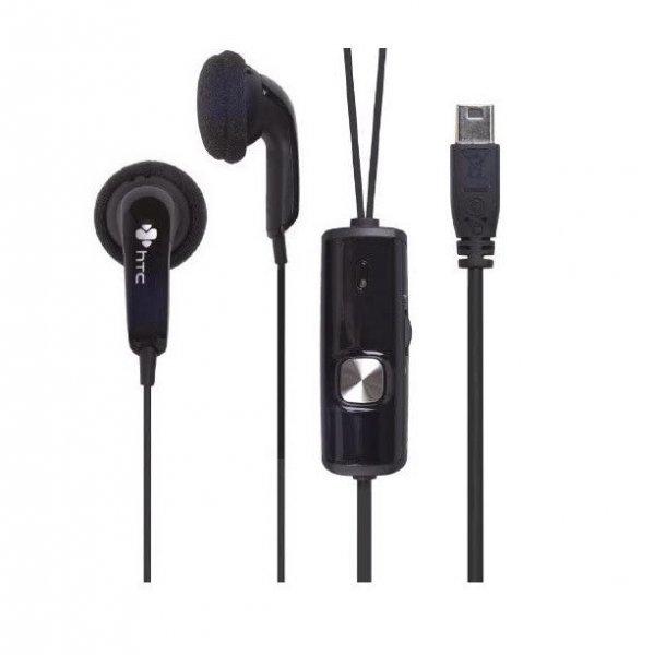 HTC HS-S200 Mini USB gyári sztereo headset fekete