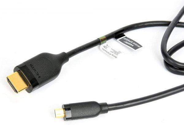 Sony Ericsson IM820 HDMI - micro HDMI kábel 0.8méter