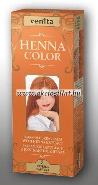 Venita Henna Color gyógynövényes krémhajfesték 75ml 5 Paprika