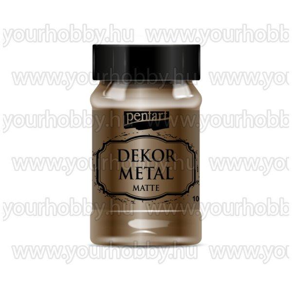 Pentart Dekormetál matt festék 100ml - Csokoládé