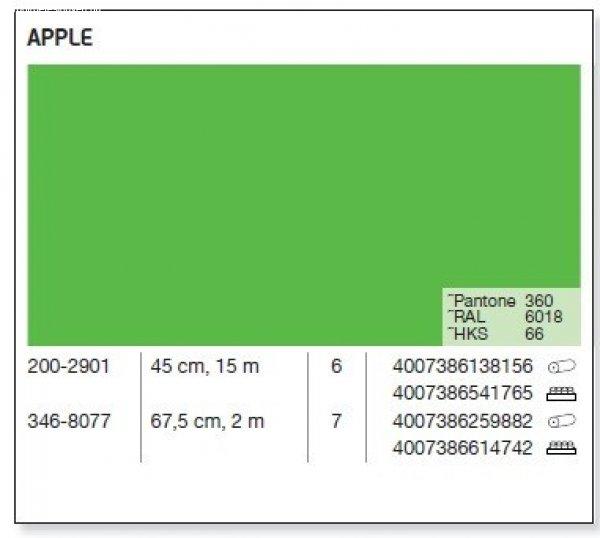 Matt zöld öntapadós fólia Apple 200-2901