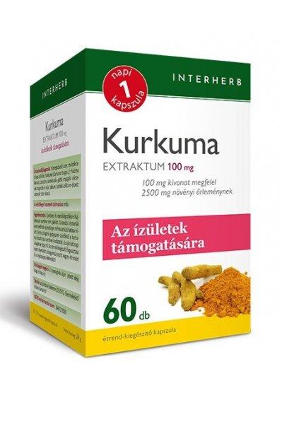 Interherb Napi 1 Kurkuma Extraktum 100 mg (60 db)