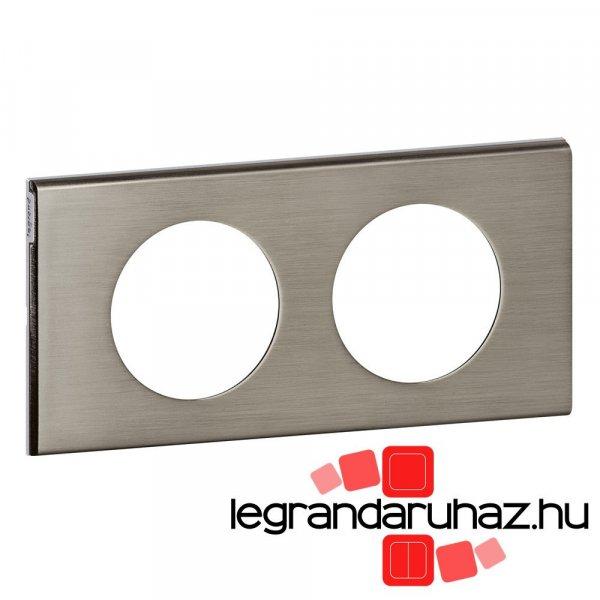 Legrand Céliane kettős keret, rozsdamentes acél, Legrand 069102
