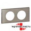 Legrand Cliane ketts keret, rozsdamentes acl, Legrand 069