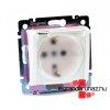 Legrand Valena IP44 2P+F csatlakozaljzat csapfedllel, feh