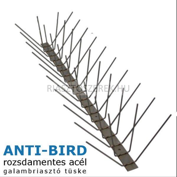 Anti-Bird 4 soros rozsdamentes acél galambriasztó tüske 50cm