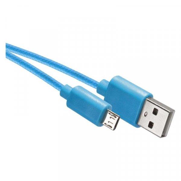 EMOS USB KÁBEL 2.0 A dugó - micro B KÉK 1m SM7006B