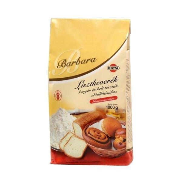 Barbara gluténmentes lisztkeverék kenyér és kelt tészta (1000 g)