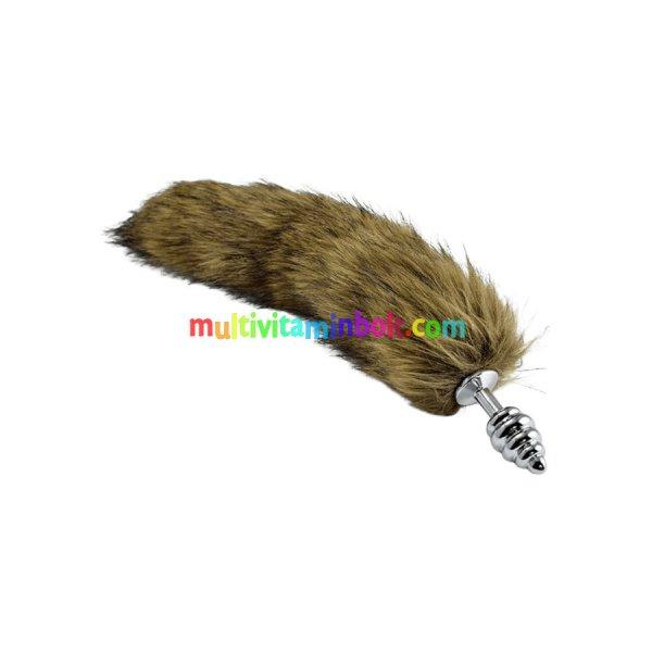 Metal Anal Tail Small Wavy