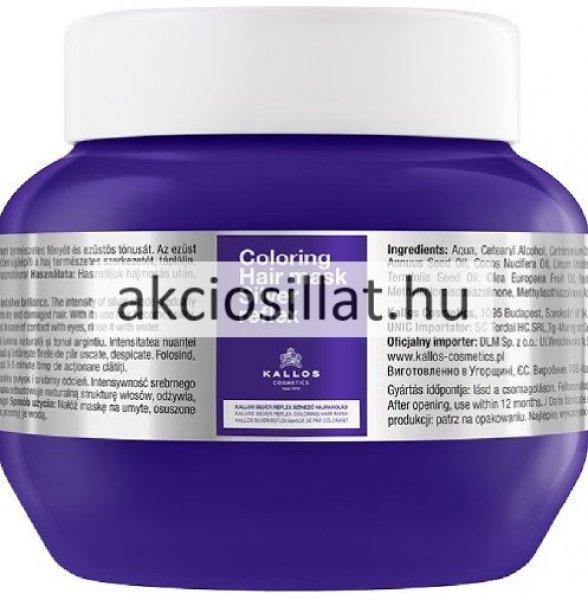 Kallos Silver Reflex hamvasító hajpakolás 275ml