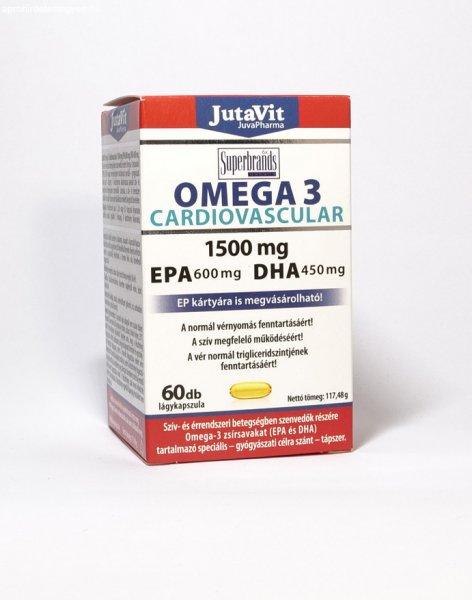 JutaVit Omega-3 Cardiovascular 1500 mg (60 db)