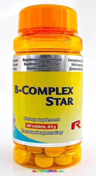B-vitamin Complex Star 60 db tabletta - StarLife