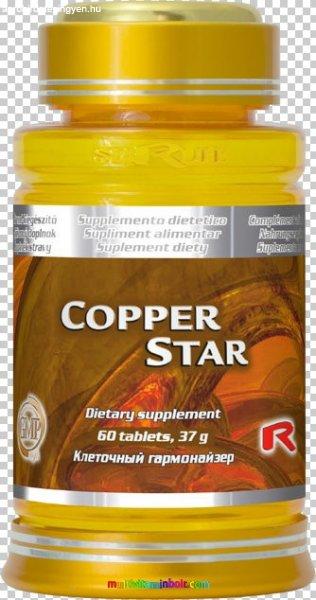 Copper Star 120 db réz tabletta, réz-glükonát 2 mg/tabletta - StarLife 