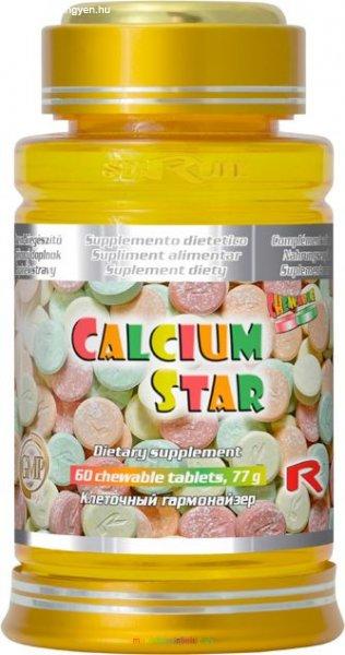 Calcium Star 60 db rágótabletta, 500 mg kálcium, finom gyümölcs ízű -
StarLife