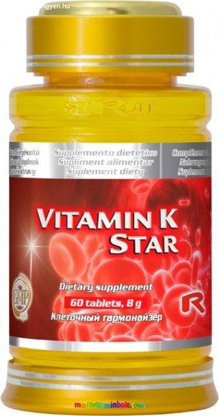 Vitamin K Star 60 db tabletta - StarLife 