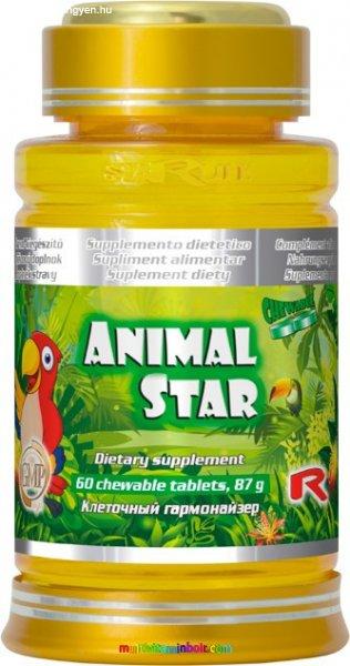 Animal Star 60 db tabletta - gyermekek számára multivitamin - StarLife