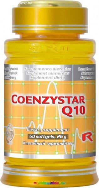 Coenzy Star Q10 60 db lágyzselatin kapszula - Q10-koenzimmel és E-vitaminnal -
StarLife