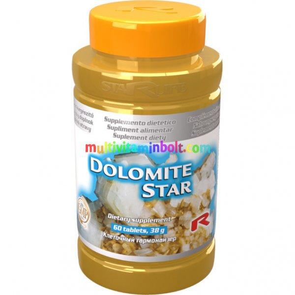 Dolomite Star 60 db tabletta - kalciummal, magnéziummal - StarLife