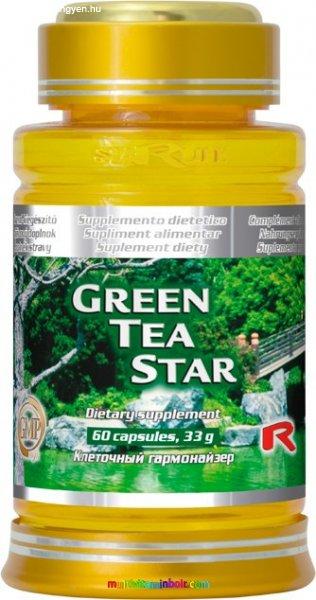 Green Tea Star 60 db kapszula - zöld tea kivonattal - StarLife