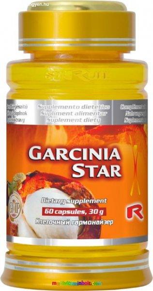 Garcinia Star 60 db kapszula - Mangosztán, jód, króm, HCA - StarLife