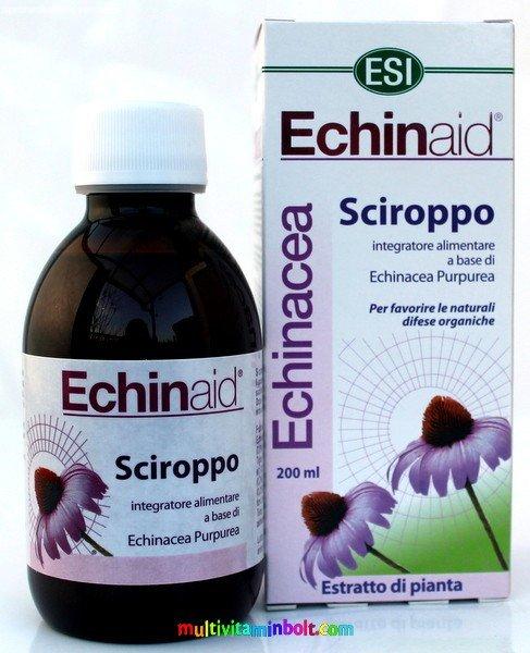 Echinaid® Immunerősítő Echinacea kasvirág szirup 200 ml - gesztenyeméz,
balzsamozó gyógynövények - ESI