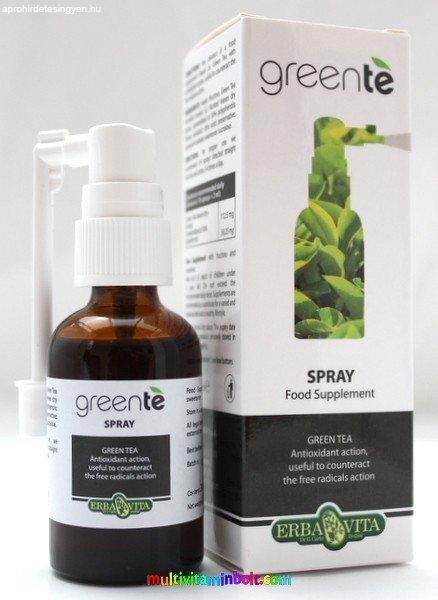 Greente spray 30 ml - zsírégető és étvágycsökkentő antioxidáns
koncentrátum. Inzulinrezisztenciásoknak - Erbavita