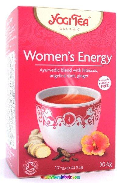 Yogi Womens Energy Tea 17 filter, Női energia ayurvedikus gyógynövényekkel -
Yogi