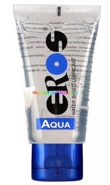 EROS Aqua 50 ml Sikosító, vízbázisú, íztelen, színtelen, orvosi
sikosító, latex óvszerhez is