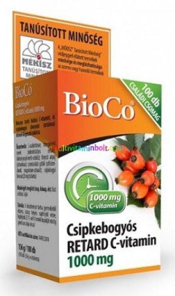 Csipkebogyós Retard 100 db filmtabletta C-vitamin 1000 mg Családi csomag -
BioCo
