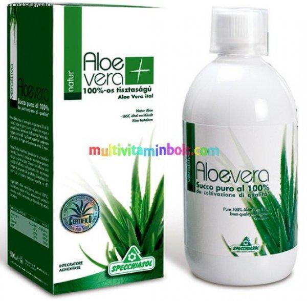 Aloe Vera ital Natúr, 100 %-os, 8000 mg/liter acemannán tartalommal -
Specchiasol