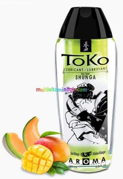 Toko Aroma Lubricant 165 ml, Melon mango, mangó-dinnye ízű, ehető,
vízbázisú síkosító - Shunga