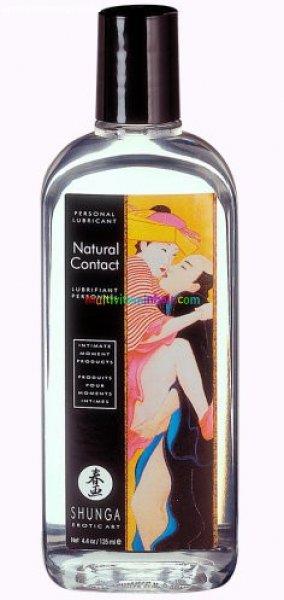 NATURAL CONTACT Lubricant 125 ml, víz bázisú sikosító - Shunga