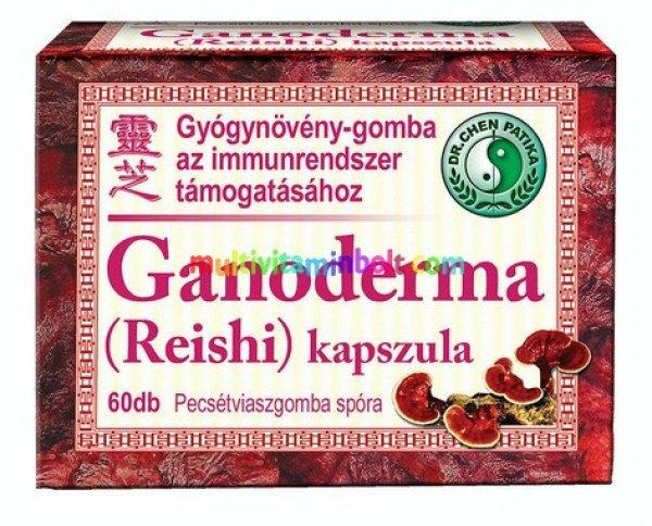 Szerves Pecsétviaszgomba, Ganoderma, Reishi 60 db kapszula, 400 mg - Dr. Chen