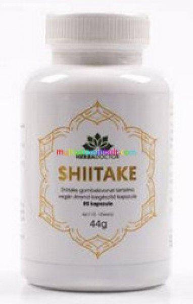Shiitake gomba (Lentinus edodes) 90 db kapszula, 100 % shiitake mecelium 1
kapszulában: 387 mg - HerbaDoctor