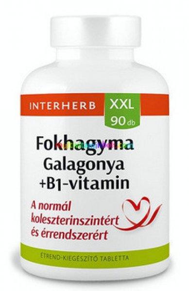FOKHAGYMA & GALAGONYA +B1-vitamin XXL, 90 db tabletta - Interherb