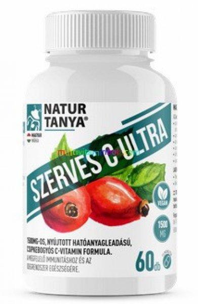 Szerves C Ultra, Retard, 1500 mg C-vitamin 20 mg csipkebogyó kivonattal - Natur
Tanya