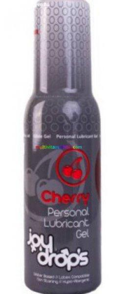 Cherry Personal Lubricant gel 100 ml, Vízbázisú síkosító, cseresznye
ízesítésű - JoyDrops