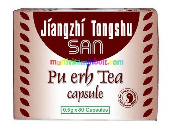 Pu erh tea kivonat 80 db kapszula, vörös tea - Dr. Chen