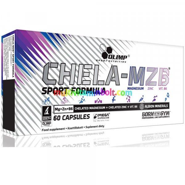 Chela MZB Sport formula 60 db kapszula, kelát-Albion, magnézium, cink,
b6-vitamin - Olimp Sport Nutrition