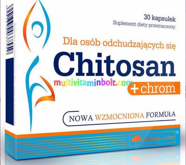 Chitosan Chrom 30 db kapszula, zsírmágnes, citozán króm - OlimpLabs