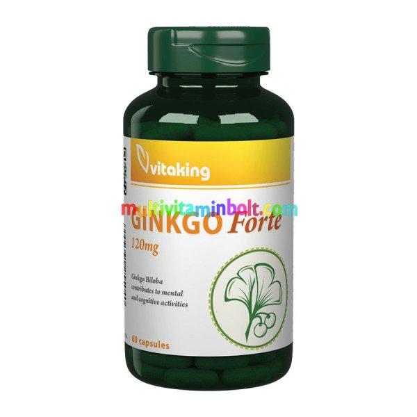 Ginkgo Forte 120mg - 60 kapszula - Vitaking