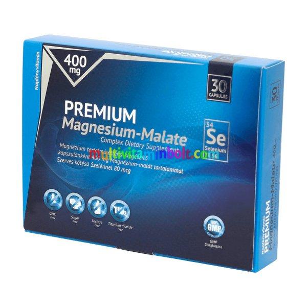 Prémium Magnézium-malát 30 db kapszula, 400 mg szerves kötésű szelénnel
80 mcg - Napfényvitamin