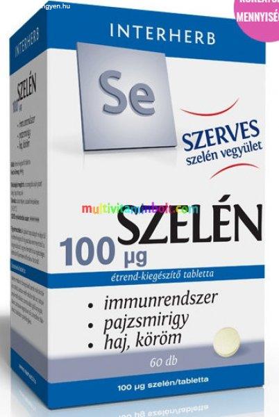 SZERVES Szelén 100 mcg, 60 db tabletta - Interherb