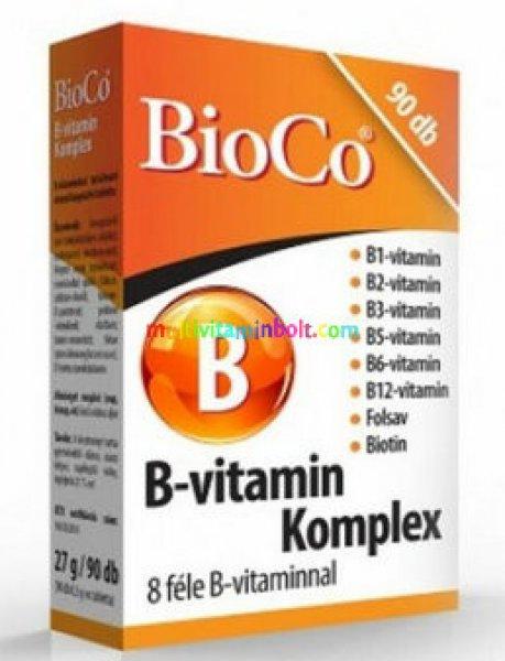 B-vitamin Komplex 90 db tabletta - BioCo