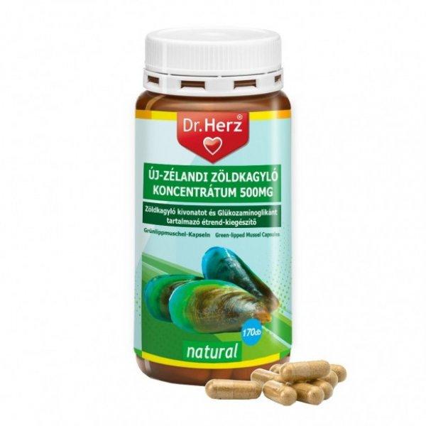 Dr. Herz Új-Zélandi Zöldkagyló koncentrátum 500 mg kapszula (150 db )