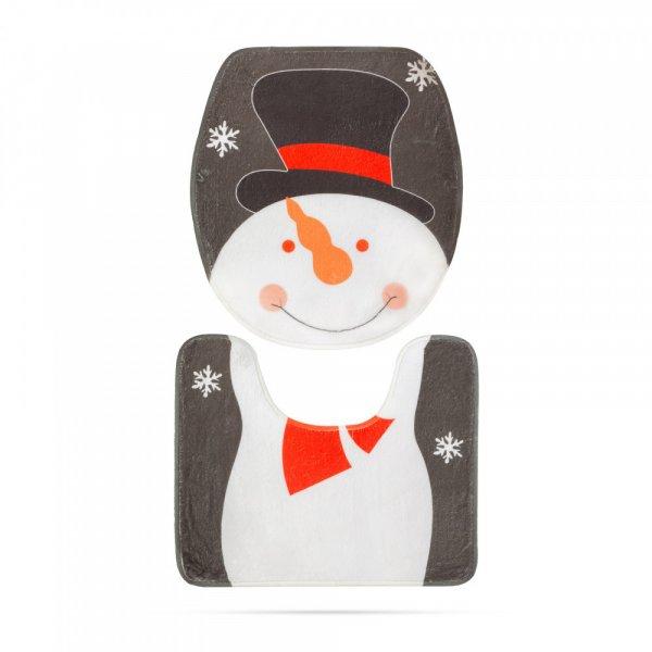 Family Karácsonyi - WC ülőke dekor - hóember mintával (58281B)