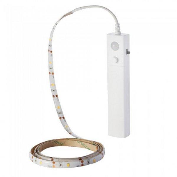 Elemes LED szalag szett mozgásérzékelővel: 100 cm, meleg fehér